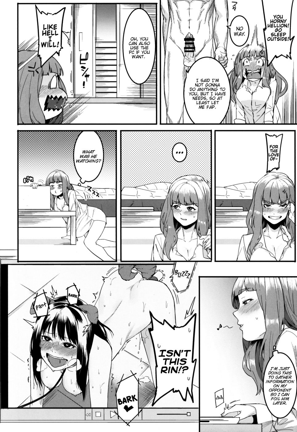 Hentai Manga Comic-Hai-Couple rainstorm-Read-6